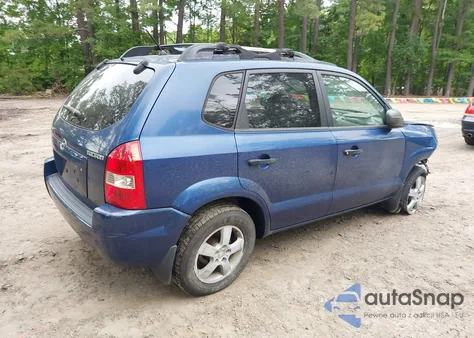 2006 Hyundai Tucson Gl из США, поврежденный, VIN KM8JM12B66U252510